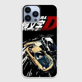 Чехол для iPhone 13 Pro Max с принтом Initial D две машины в Белгороде,  |  | anime | deja vu | initial | initial d | manga | street | z | аниме | гонки | инециал ди | инициал д | инициал ди | манга | машины | такуми фудзивара | уличные