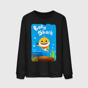 Мужской свитшот хлопок с принтом Baby Shark в Белгороде, 100% хлопок |  | babyshark | babysharkchallenge | babysharkdance | акулёнок | детскаяпесенка | семьяакул