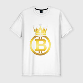 Мужская футболка хлопок Slim с принтом Биткоин (bitcoin) в Белгороде, 92% хлопок, 8% лайкра | приталенный силуэт, круглый вырез ворота, длина до линии бедра, короткий рукав | bitcoin | bitcoin news | bitcoin news today | bitcoin price | bitcoin price prediction | bitcoin trading | btc | btc news | btc price | btc today | crypto | crypto news | cryptocurrency