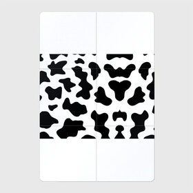 Магнитный плакат 2Х3 с принтом Му-му в Белгороде, Полимерный материал с магнитным слоем | 6 деталей размером 9*9 см | абстракция | бык | кожа коровы | корова | му му | пятна | черно белое | черно белые пятна