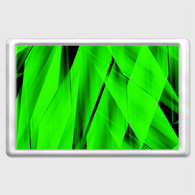 Магнит 45*70 с принтом Зеленый неон в Белгороде, Пластик | Размер: 78*52 мм; Размер печати: 70*45 | зелегь | зеленая абстракция | зеленка | зеленые линии | зеленые полосы | зеленый | зеленый неон | неон