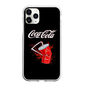 Чехол для iPhone 11 Pro матовый с принтом Coca Cola в Белгороде, Силикон |  | Тематика изображения на принте: coca cola | газировка | кола | лето | лимонад | свежесть | стакан