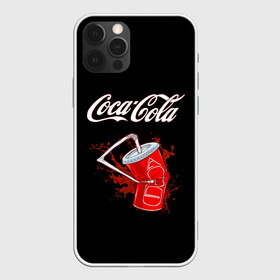 Чехол для iPhone 12 Pro с принтом Coca Cola в Белгороде, силикон | область печати: задняя сторона чехла, без боковых панелей | Тематика изображения на принте: coca cola | газировка | кола | лето | лимонад | свежесть | стакан