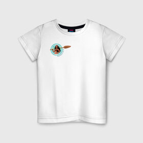 Детская футболка хлопок с принтом Daughter of the Sea в Белгороде, 100% хлопок | круглый вырез горловины, полуприлегающий силуэт, длина до линии бедер | moana | vdzajul