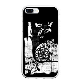 Чехол для iPhone 7Plus/8 Plus матовый с принтом music в Белгороде, Силикон | Область печати: задняя сторона чехла, без боковых панелей | 2020 | абстракция | граффити | стиль | тренд | уличный стиль | урбан