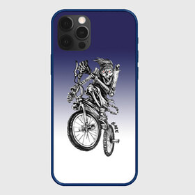Чехол для iPhone 12 Pro Max с принтом BMX в Белгороде, Силикон |  | bike | bmx | bones | eyes | jaw | skeleton | skull | sport | велосипед | кости | пасть | скелет | спорт | череп