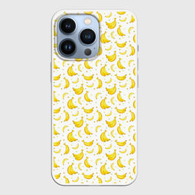 Чехол для iPhone 13 Pro с принтом Банановый рай в Белгороде,  |  | Тематика изображения на принте: bananas | circle | fruit | pattern | бананы | кружок | узор | фрукт