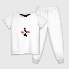 Детская пижама хлопок с принтом Haikyuu волейбол в Белгороде, 100% хлопок |  брюки и футболка прямого кроя, без карманов, на брюках мягкая резинка на поясе и по низу штанин
 | anime | haikyuu | аниме | волебол | герой | игра | персонаж
