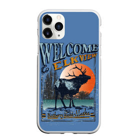 Чехол для iPhone 11 Pro Max матовый с принтом Аляска в Белгороде, Силикон |  | аляска | дикая природа | дикие животные. | звери | олени | природа | рога