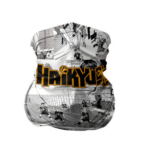 Бандана-труба 3D с принтом Haikyu в Белгороде, 100% полиэстер, ткань с особыми свойствами — Activecool | плотность 150‒180 г/м2; хорошо тянется, но сохраняет форму | haikyu | аниме | волейбол | манга | спортивная | фурудатэ | харуити