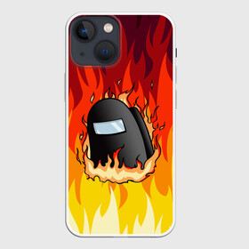 Чехол для iPhone 13 mini с принтом Among Us Fire (Z) в Белгороде,  |  | among us | among us 2 | amongus | fortegreen | impostor | innersloth | medbay | аманг ас | амонгас | амонгус | джейсон вурхиз | импостор | клан шляпок | предатель | самозванец | среди нас | стэн пайнс