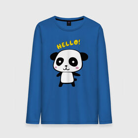 Мужской лонгслив хлопок с принтом Милая пандочка в Белгороде, 100% хлопок |  | маленькая панда | маленькая пандочка | милашка | милая панда | милая пандочка | панда | панда hello | панда милашка | пандочка | пандочка hello | пандочка милашка
