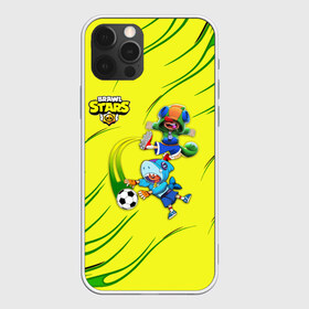 Чехол для iPhone 12 Pro Max с принтом Brawl Stars (футбол) в Белгороде, Силикон |  | Тематика изображения на принте: brawl | leon | moba | stars | supercell | игра | коллаборация | коллаж | паттерн | футбол