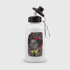 Бутылка спортивная с принтом Jean Michel Basquiat в Белгороде, металл | емкость — 500 мл, в комплекте две пластиковые крышки и карабин для крепления | Тематика изображения на принте: art | eyes | guy | jean michel basquiat | глаза | жан мишель баския | искусство | парень