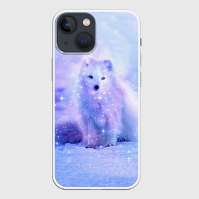 Чехол для iPhone 13 mini с принтом Полярная Лисица в Белгороде,  |  | 2021 | белка | детская | единорог | енот | животное | зверь | лиса | лисенок | лисица | медведь | милый зверек | новогодняя | песец | подарок | прикольная | рождество | с новым годом | сказка | снег