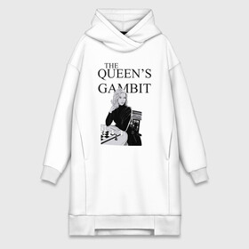 Платье-худи хлопок с принтом the queens gambit в Белгороде,  |  | the queens gambit | нетфликс | сериал | ход королевы