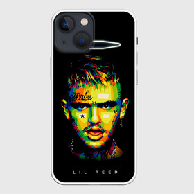 Чехол для iPhone 13 mini с принтом LIL PEEP в Белгороде,  |  | lil | lil peep | logobombing | peep. лил | pump | rap | xxx | xxxtenticon | пип | с лил пипом