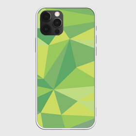 Чехол для iPhone 12 Pro Max с принтом green faces в Белгороде, Силикон |  | абстракция | грани | минимализм | орнаменты | текстуры | треугольник | узоры