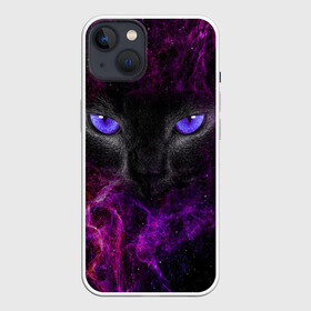 Чехол для iPhone 13 с принтом Кот в Белгороде,  |  | глаза | кашак | космос | кот | кота | коте | котейка | котейки | котёнок | котик | котики | коты | котэ | котя | котяра | котята | котятки | кошак | кошка | кэт | лев | пума | рысь | тигр | фиолетовые глаза
