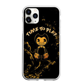 Чехол для iPhone 11 Pro Max матовый с принтом Bendy And The Ink Machine в Белгороде, Силикон |  | Тематика изображения на принте: bendy | bendy and the ink machine | бенди | бени | бенни | бэнди | детская | детям | игра | капли | компьютерная игра | краска | машина | подтеки | ужастик | чернила | чернильная