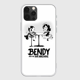 Чехол для iPhone 12 Pro Max с принтом Bendy And The Ink Machine в Белгороде, Силикон |  | Тематика изображения на принте: bendy | bendy and the ink machine | бенди | бени | бенни | бэнди | детская | детям | игра | капли | компьютерная игра | краска | машина | подтеки | ужастик | чернила | чернильная