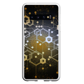 Чехол для Samsung Galaxy S10 с принтом Blockchain технология в Белгороде, Силикон | Область печати: задняя сторона чехла, без боковых панелей | Тематика изображения на принте: blockchain | crypto | блокчейн | крипто | технология