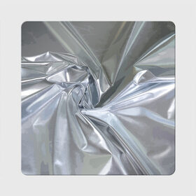 Магнит виниловый Квадрат с принтом Фольга в Белгороде, полимерный материал с магнитным слоем | размер 9*9 см, закругленные углы | fashion | foil | texture | vanguard | авангард | мода | текстура | фольга