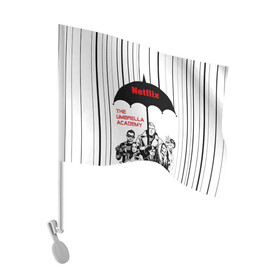 Флаг для автомобиля с принтом The Umbrella Academy Season 3 в Белгороде, 100% полиэстер | Размер: 30*21 см | netflix | rain | superheroes | the umbrella academy | tv series | umbrella | академия амбрелла | дождь | зонтик | нетфликс | сериал | супергерои