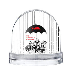 Снежный шар с принтом The Umbrella Academy Season 3 в Белгороде, Пластик | Изображение внутри шара печатается на глянцевой фотобумаге с двух сторон | netflix | rain | superheroes | the umbrella academy | tv series | umbrella | академия амбрелла | дождь | зонтик | нетфликс | сериал | супергерои