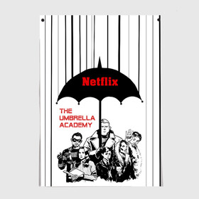 Постер с принтом The Umbrella Academy Season 3 в Белгороде, 100% бумага
 | бумага, плотность 150 мг. Матовая, но за счет высокого коэффициента гладкости имеет небольшой блеск и дает на свету блики, но в отличии от глянцевой бумаги не покрыта лаком | netflix | rain | superheroes | the umbrella academy | tv series | umbrella | академия амбрелла | дождь | зонтик | нетфликс | сериал | супергерои