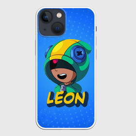 Чехол для iPhone 13 mini с принтом BRAWL STARS LEON в Белгороде,  |  | brawl stars | games | leon | бравл старс | бравл старс амбер | браул старс | игры | легендарный бравлер | леон