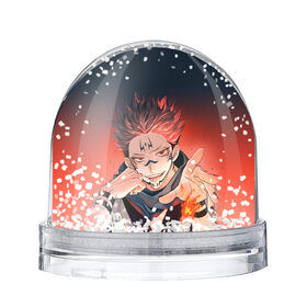 Снежный шар с принтом Магическая битва в Белгороде, Пластик | Изображение внутри шара печатается на глянцевой фотобумаге с двух сторон | jujutsu kaisen | аниме | магическая битва | манга