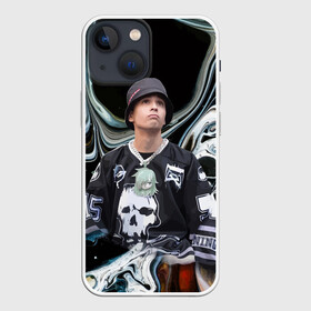 Чехол для iPhone 13 mini с принтом Slava Marlow исполнитель в Белгороде,  |  | blogger | celebrity | dude | guy | music | pattern | rap | skull | slava marlow | артём готлиб | блогер | знаменитость | музыка | музыкант | парень | рэп | узор | череп | чувак