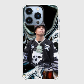 Чехол для iPhone 13 Pro с принтом Slava Marlow исполнитель в Белгороде,  |  | blogger | celebrity | dude | guy | music | pattern | rap | skull | slava marlow | артём готлиб | блогер | знаменитость | музыка | музыкант | парень | рэп | узор | череп | чувак