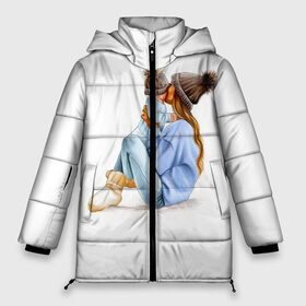 Женская зимняя куртка 3D с принтом Самая лучшая мама в Белгороде, верх — 100% полиэстер; подкладка — 100% полиэстер; утеплитель — 100% полиэстер | длина ниже бедра, силуэт Оверсайз. Есть воротник-стойка, отстегивающийся капюшон и ветрозащитная планка. 

Боковые карманы с листочкой на кнопках и внутренний карман на молнии | беременность | люблю маму | люблю сына | мама | мамочка | мамуля | материнство | модная мама | праздник | рождение | с днем рождения | самая лучшая мама | самый лучший сын | сын | сыночек | сынуля