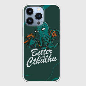 Чехол для iPhone 13 Pro с принтом Лучше звоните Ктулху в Белгороде,  |  | better call soul | cthulhu | lovecraft | ктулху | лавкрафт | лучше звоните солу | мистика | сериал | сериалы | сол