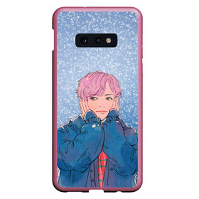 Чехол для Samsung S10E с принтом JIMIN SPRING DAY в Белгороде, Силикон | Область печати: задняя сторона чехла, без боковых панелей | bt21 | bts | hoseok | jhope | jimin | jin | jungkook | namjoon | rm | taehyung | v | бантан | бт21 | бтс | весна | ви | голубая | джей хоуп | джин | зима | намджун | новый год | рм | снег | снежинки | спринг дэй | тэхен | хосок | чимин | чонгук 