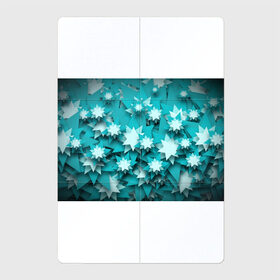 Магнитный плакат 2Х3 с принтом Звездочки в Белгороде, Полимерный материал с магнитным слоем | 6 деталей размером 9*9 см | голубая звезда | звезда | звездный | звездочки | паттерн звезды | шестиконечная звезда