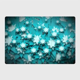 Магнитный плакат 3Х2 с принтом Звездочки в Белгороде, Полимерный материал с магнитным слоем | 6 деталей размером 9*9 см | голубая звезда | звезда | звездный | звездочки | паттерн звезды | шестиконечная звезда