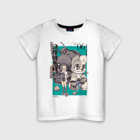 Детская футболка хлопок с принтом Глейпнир в Белгороде, 100% хлопок | круглый вырез горловины, полуприлегающий силуэт, длина до линии бедер | gleipnir | аниме | глейпнир | манага