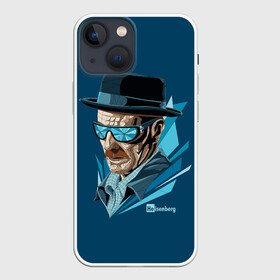 Чехол для iPhone 13 mini с принтом Хайзенберг в Белгороде,  |  | br ba | breaking bad | bryan lee cranston | heisenberg | jesse pinkman | say my name | vdzagmar | walter white | брайан крэнстон | во все тяжкие | джесси пинкман | уолтер уайт | хайзенберг