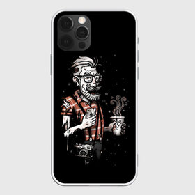 Чехол для iPhone 12 Pro Max с принтом Зомби Хипстер в Белгороде, Силикон |  | 100 | alter | bad | beard | boy | dead | death | ego | head | hipster | life | old | omg | real | retro | skull | zombie | борода | бородач | бро | зомби | на | ретро | стиле | хипстер | череп | эко