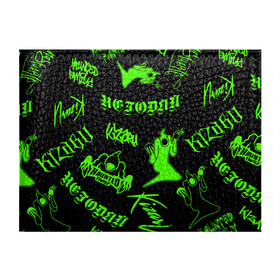 Обложка для студенческого билета с принтом KIZARU / HAUNTED FAMILY в Белгороде, натуральная кожа | Размер: 11*8 см; Печать на всей внешней стороне | haunted family | kizaru | kizaru   haunted family | rap | кизару | негодяй | рэп | хип хоп