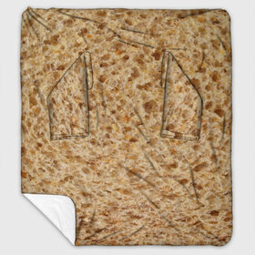 Плед с рукавами с принтом Хлеб в Белгороде, 100% полиэстер | Закругленные углы, все края обработаны. Ткань не мнется и не растягивается. Размер 170*145 | 2020 | 2021 | еда | лаваш | плед | подарок | приколы | текстура | футболка | хлеб