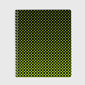 Тетрадь с принтом Зеленая клетка в Белгороде, 100% бумага | 48 листов, плотность листов — 60 г/м2, плотность картонной обложки — 250 г/м2. Листы скреплены сбоку удобной пружинной спиралью. Уголки страниц и обложки скругленные. Цвет линий — светло-серый
 | 