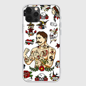 Чехол для iPhone 12 Pro Max с принтом HIPSTER TATTOO в Белгороде, Силикон |  | Тематика изображения на принте: hipsters | tattoo | девушка в тату | птицы | тату | усы | хипстер | хипстеры | черепа и розы | черепа и цветы | чёрная пантера | чувак | это борода. | я есть стиль