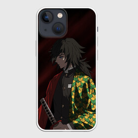 Чехол для iPhone 13 mini с принтом ГИЮ ТОМИОКА в Белгороде,  |  | anime | demon slayer | kimetsu no yaiba | аниме | бесконечный поезд | гию томиока | зеницу | иноске | иноске хашибира | клинок | клинок рассекающий демонов | манга | недзуко | незука | незуко | нэзуко