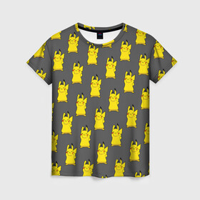Женская футболка 3D с принтом Пикачу эмодзи в Белгороде, 100% полиэфир ( синтетическое хлопкоподобное полотно) | прямой крой, круглый вырез горловины, длина до линии бедер | baby | cartoon | emoji | happy | kawaii | pika pika | pikachu | pokemon go | team | детям | зайчик | иви | кавайный | кролик | малыш | мордочка | мультяшный | персонажи аниме | пика пика | пикачу | покемоны | улыбка | ушки | щеки | эмоции | 