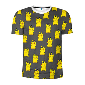 Мужская футболка 3D спортивная с принтом Пикачу эмодзи в Белгороде, 100% полиэстер с улучшенными характеристиками | приталенный силуэт, круглая горловина, широкие плечи, сужается к линии бедра | baby | cartoon | emoji | happy | kawaii | pika pika | pikachu | pokemon go | team | детям | зайчик | иви | кавайный | кролик | малыш | мордочка | мультяшный | персонажи аниме | пика пика | пикачу | покемоны | улыбка | ушки | щеки | эмоции | 