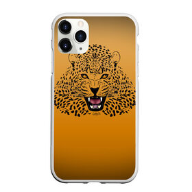 Чехол для iPhone 11 Pro матовый с принтом Леопард в Белгороде, Силикон |  | big cat | cat | leopard | кот | кошка | леопард